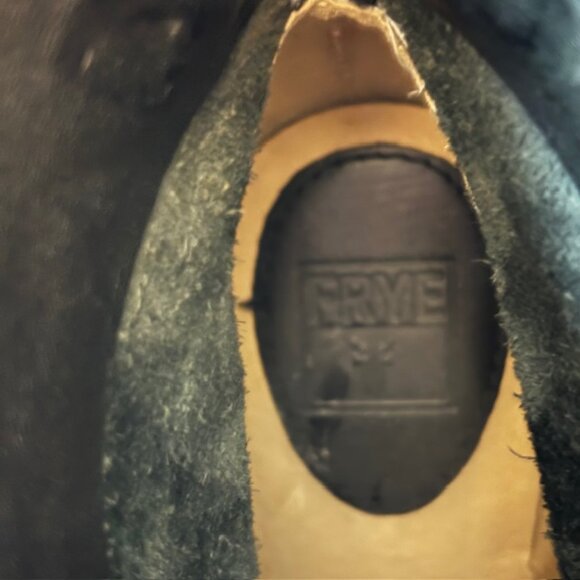 Frye "Lara Short Slouch" Heeled Ankle Bootie, Black, Size 7 .5M - Picture 13 of 15